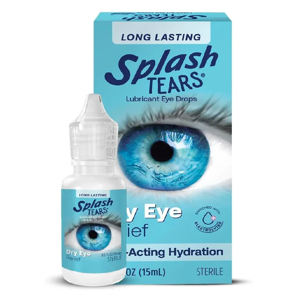 Splash Tears Dry Eye Lub Eye Drops 0.5 oz