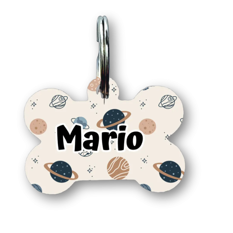 The Traveler Bone Dog Tag
