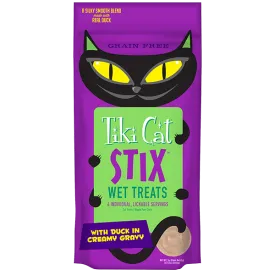 Tiki Cat® STIX™ Grain Free Wet Treats with Duck in Gravy