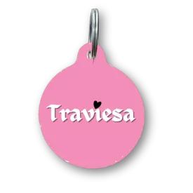 Traviesa Spanish Funny Dog Tag