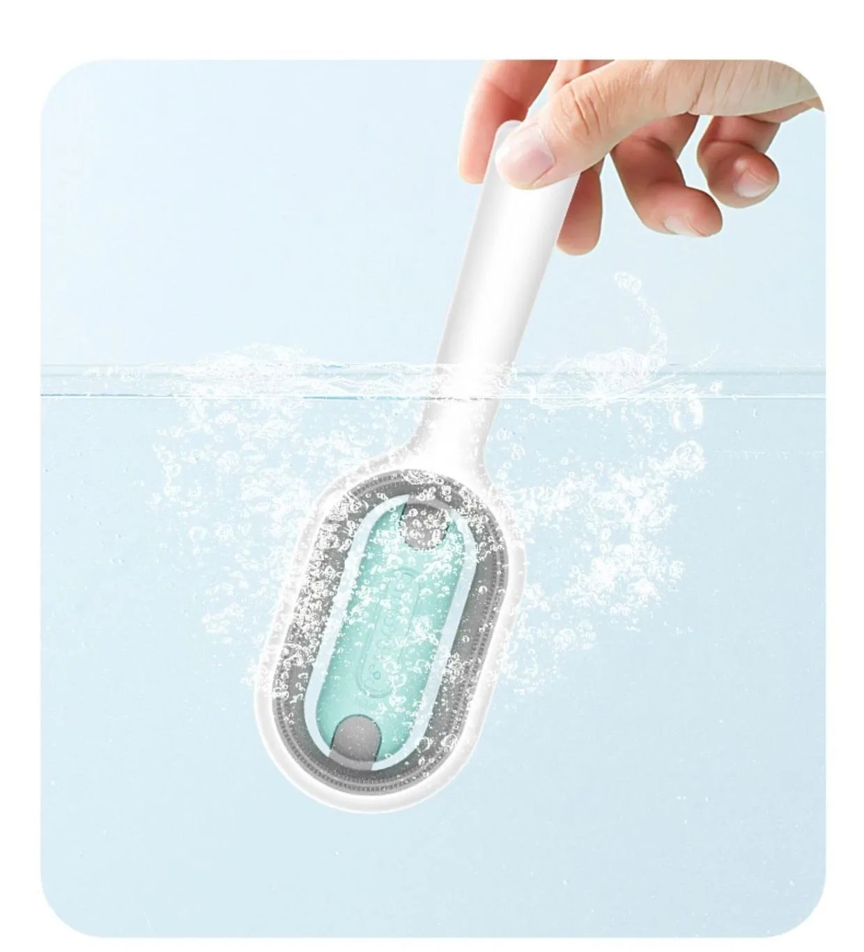 Two In one Hair Removal Cleaning Double Side Bath Rake Comb Pet Dog Cat Shedding Deshedding Brush Grooming Comb With Water Tank(Bulk 3 Sets)