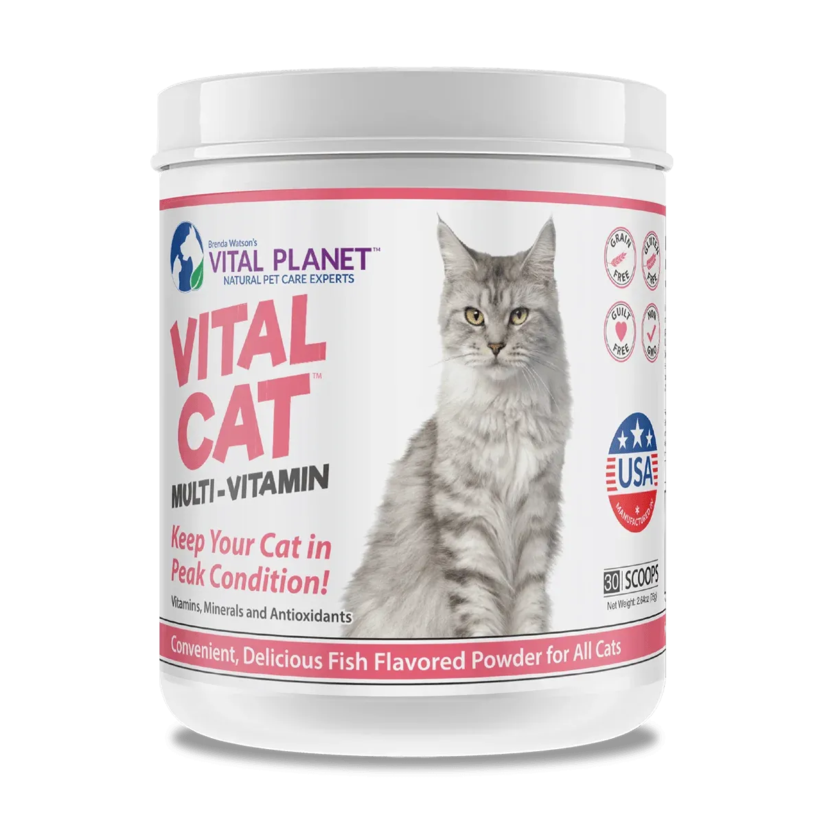 Vital Cat Multi-Vitamin 2.64 Oz. Powder (Fish Flavored)