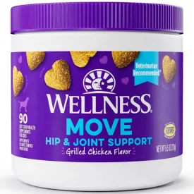 Wellness Move Hip & Joint Support Chicken Flavor Chew Supplement for Dogs