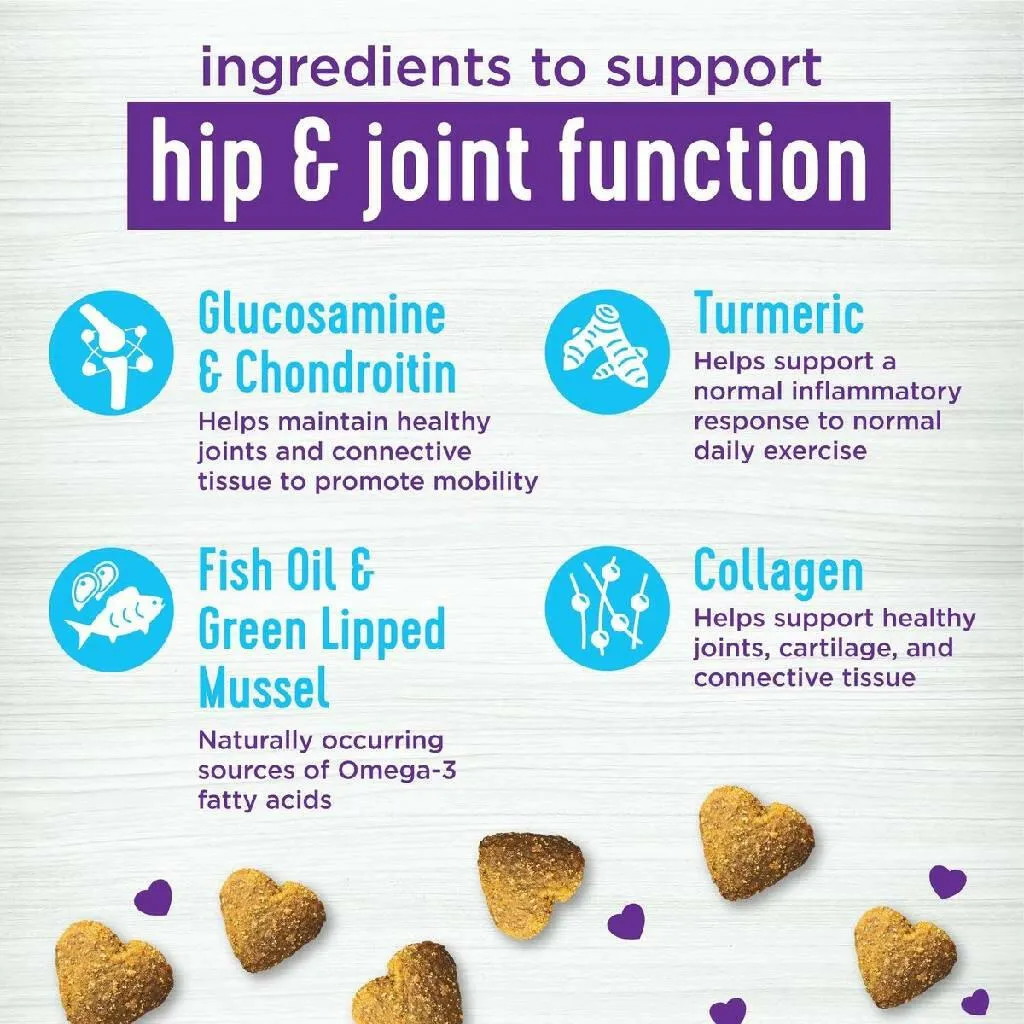 Wellness Move Hip & Joint Support Chicken Flavor Chew Supplement for Dogs